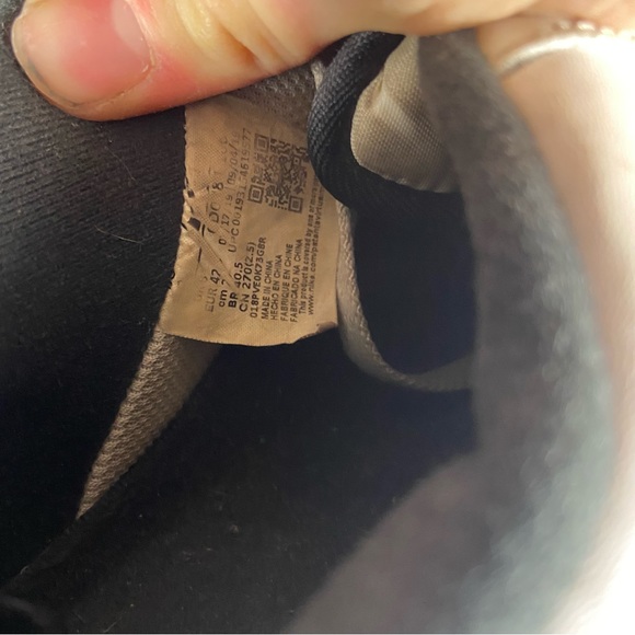 Nike Air Force one Mens size 9 shoes white leather low top sneakers - Picture 8 of 8